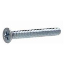 #10 - 24 X 1/2 Zinc Flat Phillips Machine Screw, 100-Count