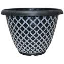 13-Inch Bell Quilted Planter