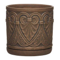 8-Inch Small Brown Roman Planter