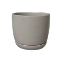 Ana 8-Inch Gray Ceramic Planter