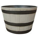 15.5-Inch Birchwood Whiskey Barrel Planter