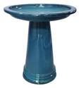 Deep Sea Blue Sariah Birdbath 