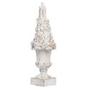 Merriwether Antique White Finial