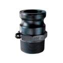 1-1/2-Inch Black Polypropylene F Quick Coupling