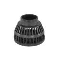 2-Inch Black Polypropylene Strainer