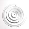 6-Inch Diameter White Round Ceiling Diffuser