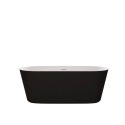 67-Inch Black Annabelle Tub