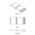Norandex White D5 Remodeler Solid Vinyl Soffit