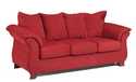 Sensations Sofa In Red Brick