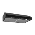 30-Inch 350 CFM Black Under Cabinet Range Hood