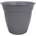 12-Inch Eclipse Warm Gray Round Planter