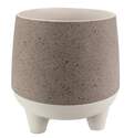 8-Inch Orion Planter In Greige Granite/ Birch