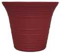 14-Inch Warm Red Sedona Elite Planter