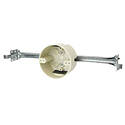Round 4-Inch Diameter 22.5-Cu. In. New Work Fixture Support Box With Mounting Bar