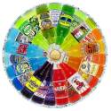500-Piece Round Carbonated Colors Jigsaw Puzzle