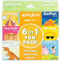 Kids 6-In-1 Card Game Variety Pack