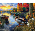 1000-Piece Mallard Morning Glow Jigsaw Puzzle