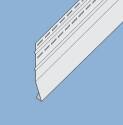 2-1/2-Inch X 10-Foot Aluminum Starter Strip For Vinyl Siding