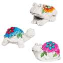 Stone Cement Garden Snails & Turtles With Jewels