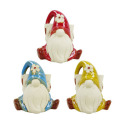 5-Inch X 5-Inch X 5-Inch Ceramic Gnome Planter, Assorted