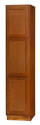 18 x 84 x 24-Inch Glenwood Dark Chocolate Broom Cabinet