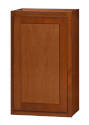 18 x 30 x 12-Inch Glenwood Dark Chocolate Wall Cabinet