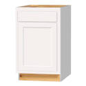21 x 34-1/2 x 24-Inch Dwhite Painted White 1-Drawer Base Cabinet