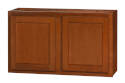 36 x 21 x 12-Inch Glenwood Dark Chocolate Wall Cabinet