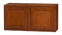 36 x 18 x 12-Inch Glenwood Dark Chocolate Wall Cabinet