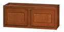 30 x 12 x 12-Inch Glenwood Dark Chocolate Wall Cabinet