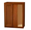 39 x 30 x 12-Inch Glenwood Dark Chocolate Wall Cabinet