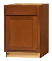 27 x 34-1/2 x 24-Inch Glenwood Dark Chocolate 1-Drawer Base Cabinet