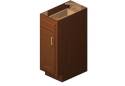 12 x 21 x 34-1/2-Inch Glenwood Dark Chocolate 1-Door Bathroom Vanity Cabinet 
