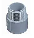1-Inch Gray Schedule 40 & 80 Male Terminal Adapter