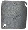 4-Inch Square Galvanized Outlet Box Cover