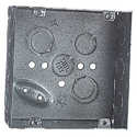4-11/16-Inch Square Galvanized Outlet Box