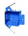 4-Inch X 4-Inch Square Blue Outlet Box