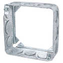 4-Inch Square Galvanized Electrical Box Extension Ring