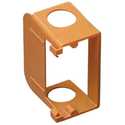1-Gang Orange Low-Voltage Add-On Bracket