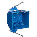3-3/4 x 4 x 3-Inch Blue Outlet Box