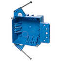 4-Inch Blue Square Outlet Box