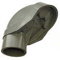1-1/2-Inch Gray Schedule 40 & 80 Service Entrance Cap