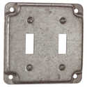 4-Inch Square Galvanized Surface Cover