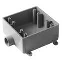 4-1/2-Inch X 1-Inch Square Gray Type 2 Fse Outlet Box