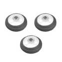 LED Gray Swivel Accent Puck Lights 3-Pack