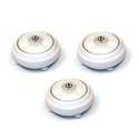 LED White Swivel Accent Puck Lights 3-Pack
