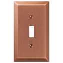 Century Antique Copper Steel 1-Toggle Wall Plate