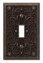 Aged Bronze Cast 1 Wall Plate