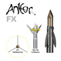 Ankor FX 3-Barb Tip-Turn Release Bow Fishing Point