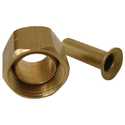 1/2 Compression Brass Nut With Insert